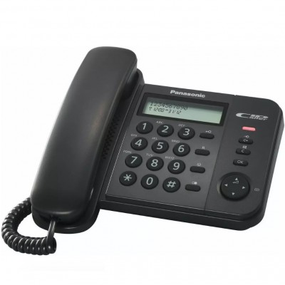 Σταθερό Ψηφιακό Τηλέφωνο Panasonic KX-TS560EX2B Μαύρο